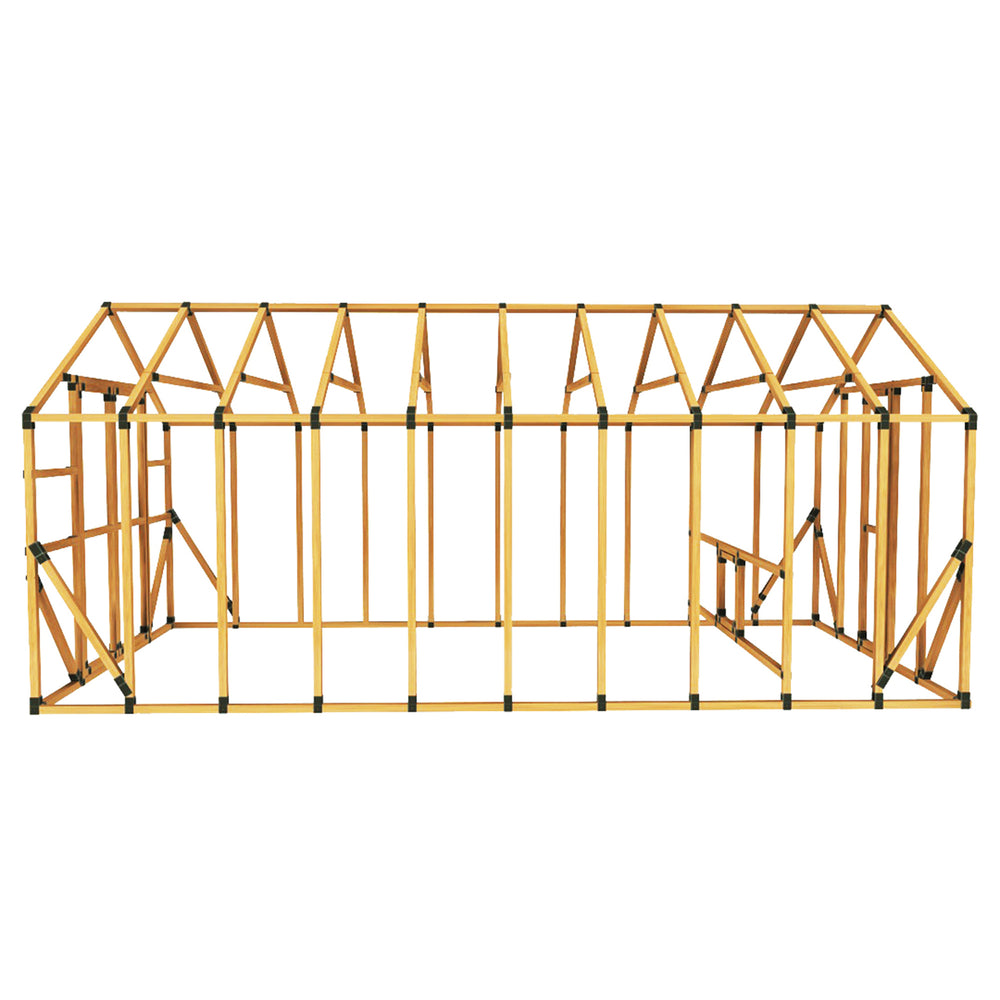 8X8 Standard Chicken Run Kit - E-Z Frame Structures